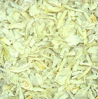 Cebolla blanca escamas