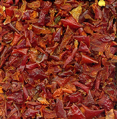 Pimiento rojo escamas